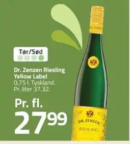 Fleggaard DR.ZENZEN Riesling Yellow Label tilbud