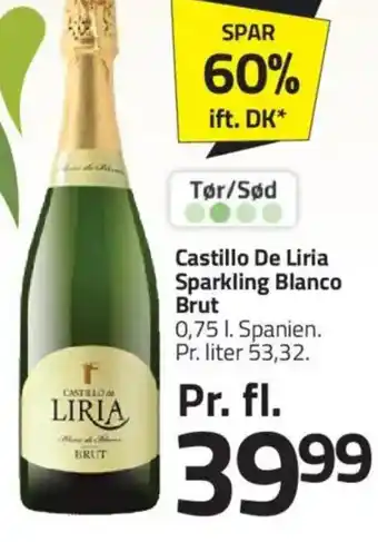 Fleggaard Castillo De Liria Sparkling Blanco Brut tilbud