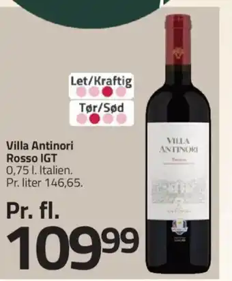 Fleggaard Villa Antinori Rosso IGT tilbud