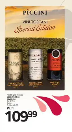 Fleggaard Piccini Vini Toscani Special Edition Gaveæske tilbud