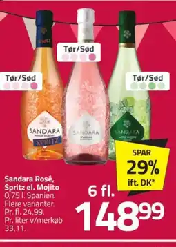 Fleggaard Sandara Rosé, Spritz el. Mojito tilbud