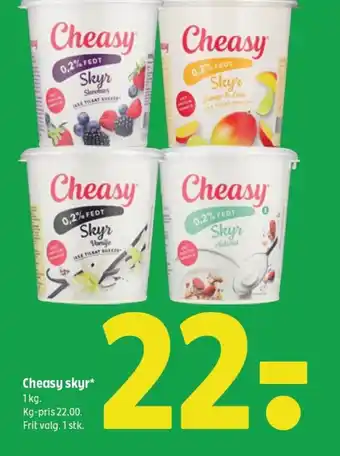 Coop 365 Cheasy skyr* tilbud