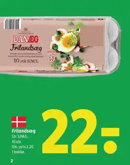 Coop 365 Frilandsæg tilbud