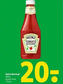 Coop 365 Heinz ketchup* tilbud