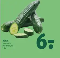 Coop 365 Agurk Spanien tilbud