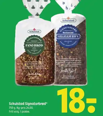 Coop 365 Schulstad Signaturbrød tilbud