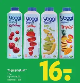 Coop 365 Yoggi yoghurt* tilbud