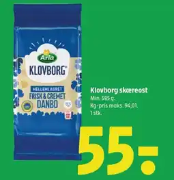 Coop 365 Klovborg skæreost tilbud