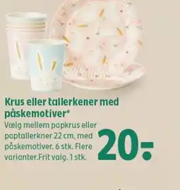 Coop 365 Krus eller tallerkener med påskemotiver⭑ tilbud