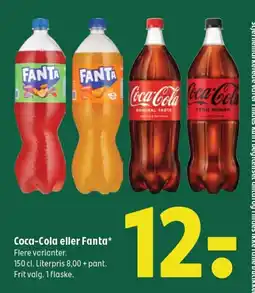 Coop 365 Coca-Cola eller Fanta* tilbud