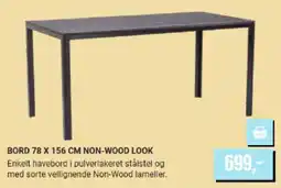 Harald Nyborg Bord  non-wood look tilbud