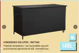 Harald Nyborg HYNDEBOKS 920 LITER - RATTAN tilbud