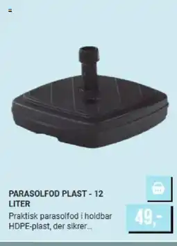 Harald Nyborg PARASOLFOD PLAST - 12 LITER tilbud