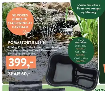 Plantorama FORMSTØBT BASSIN tilbud