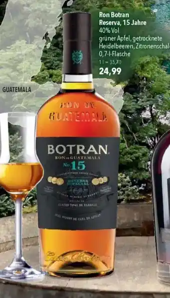 Citti Ron Botran Reserva, 15 Jahre tilbud