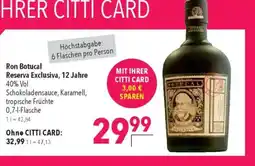 Citti Ron Botuc Reserva Exclusiva, 12 Jahre 40% Vol. al tilbud