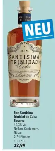 Citti Ron Santisima Trinidad de Cuba Reserva tilbud