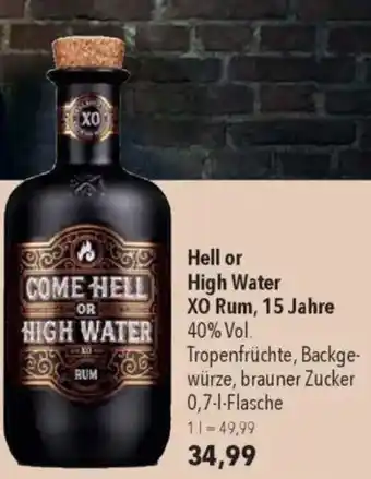 Citti Hell or High Water XO Rum, 15 Jahre tilbud