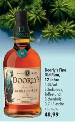 Citti Doorly's Fine Old Rum, DOORLY'S 12 Jahre tilbud