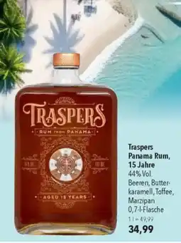 Citti Traspers Panama Rum, 15 Jahre 44% Vol. tilbud