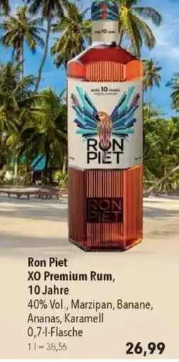 Citti Ron Piet XO Premium Rum, 10 Jahre tilbud