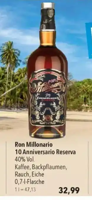 Citti Ron Millonario 10 Anniversario Reserva 40% Vol. tilbud