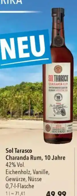 Citti Sol Tarasco Charanda Rum, 10 Jahre 42% Vol. tilbud