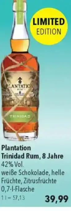 Citti Plantation Trinidad Rum, 8 Jahre tilbud