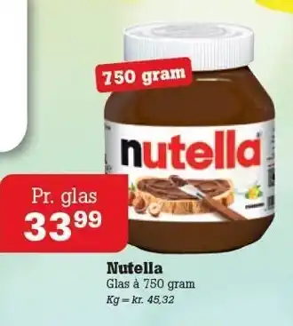 Poetzsch Padborg Nutella tilbud