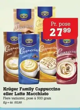 Poetzsch Padborg Krüger Family Cappuccino eller Latte Macchiato tilbud