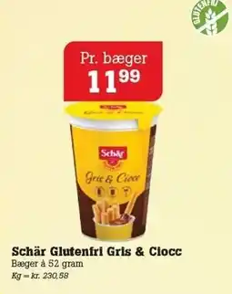 Poetzsch Padborg Schär Glutenfri Gris & Ciocc tilbud