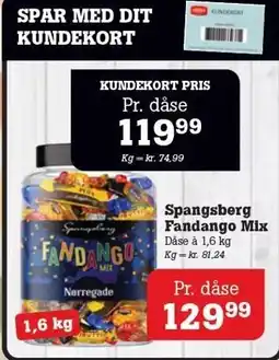 Poetzsch Padborg Spangsberg Fandango Mix tilbud