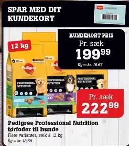 Poetzsch Padborg Pedigree Professional Nutrition tørfoder til hunde tilbud