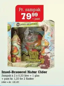 Poetzsch Padborg Insel-Breauerei Natur Cider tilbud