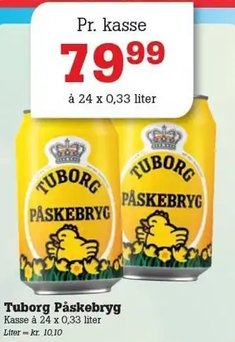 Poetzsch Padborg Tuborg Påskebryg tilbud