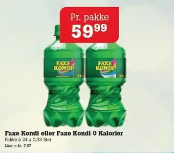 Poetzsch Padborg Faxe Kondi eller Faxe Kondi 0 Kalorier tilbud