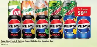 Poetzsch Padborg Pepsi Max, Pepsi, 7 Up Zero Sugar, Mirinda eller Mountain Dew tilbud