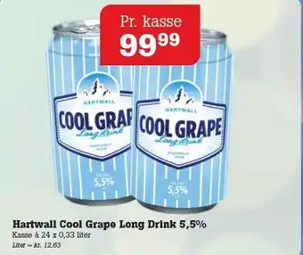 Poetzsch Padborg Hartwall Cool Grape Long Drink 5,5% tilbud