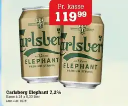 Poetzsch Padborg Carlsberg Elephant 7,2% tilbud