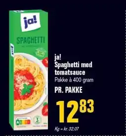 Poetzsch Padborg ja! Spaghetti med tomatsauce tilbud