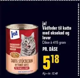 Poetzsch Padborg ja! Vådfoder til katte med oksekød og lever tilbud