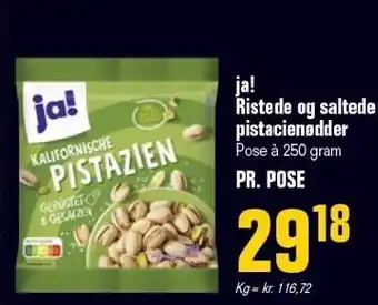 Poetzsch Padborg ja! Ristede og saltede pistacienødder tilbud