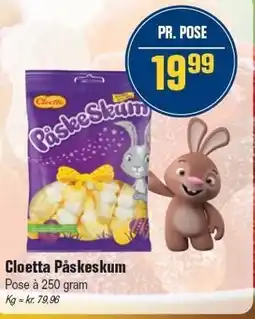 Otto Duborg Cloetta Påskeskum tilbud