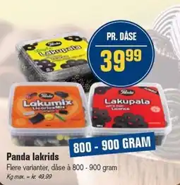 Otto Duborg Panda lakrids tilbud