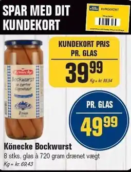 Otto Duborg Könecke Bockwurst tilbud