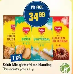 Otto Duborg Schär Mix glutenfri melblanding tilbud