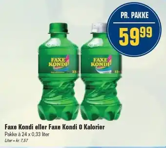 Otto Duborg Faxe Kondi eller Faxe Kondi 0 Kalorier tilbud