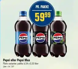 Otto Duborg Pepsi eller Pepsi Max tilbud