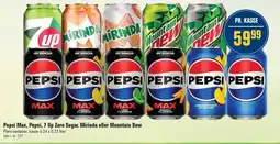 Otto Duborg Pepsi Max, Pepsi, 7 Up Zero Sugar, Mirinda eller Mountain Dew tilbud