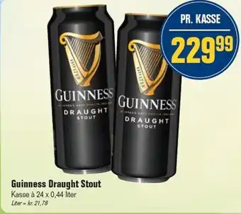 Otto Duborg GUINESS DRAUGHT BEER - 24 X 44 cl tilbud